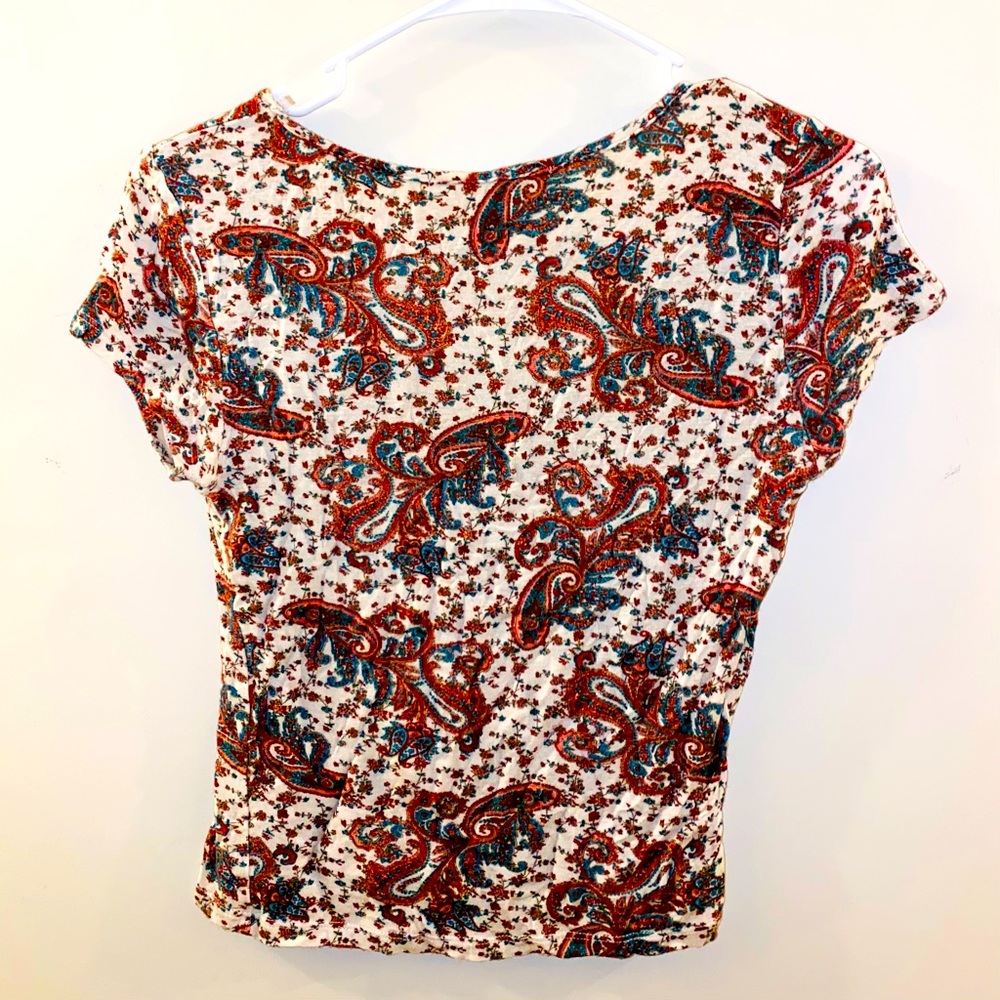 American Rag patterned crop top - Picture 3 of 3